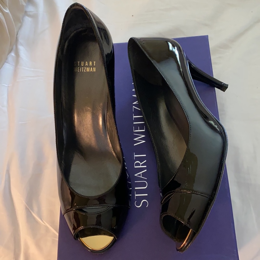 Stuart Weitzman Beautiful Patentleather Logo Shoes - image 2